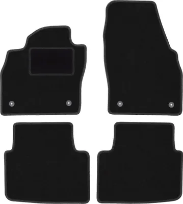 Produktbild von Schwarze Veloursmatten für: Skoda Scala Fließheck (2019-)