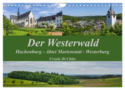Zdjęcie produktu dla Westerwald (kalendarz ścienny na rok 2027, format DIN A4 poziomy), kalendarz miesięczny CALVENDO