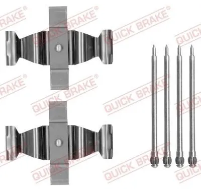 Produktbild von QUICK BRAKE 109-1803 Zubehörsatz Scheibenbremsbelag Vorne passend für MERCEDES-BENZ E-Klasse Limousine (W211) C-Klasse Limousine (W203) CLK (C209)