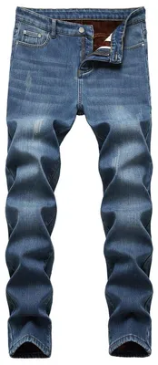 Immagine prodotto di Solidchoice - Jeans invernali foderate in pile con gamba dritta