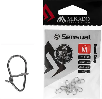 Immagine prodotto di Mikado Carabina Round Snap 10 pezzi L