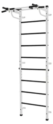 Produktbild von Metall-Sprossenwand Zur Wandbefestigung  Belastbarkeit 250 Kg – Kraft Light, Weiß