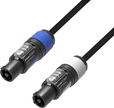 Productafbeelding van Adam Hall Cables 8101 PCONL 0300 - Netvoedingkabel met Neutrik powerCON® connector | 3 meter
