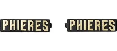 Produktbild von PHIERES Sumatraph Logo-Plate Black Gold .