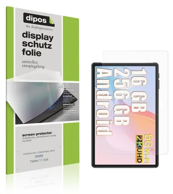 Immagine prodotto di 2x Pellicola Protettiva per SEBBE Tablet 11 Zoll Protezione Schermo Antiriflesso dipos