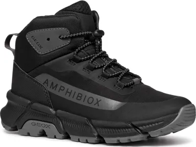 Produktbild von Geox Jungen Stiefeletten J46LCA 0FU50 C0005 Farbe: Schwarz Größe: 31