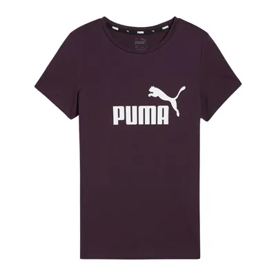 Produktbild von Puma Ess Logo Kurzarm-t-shirt Lila 11-12 Years Mädchen Lila 11-12 Years