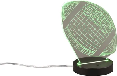 Immagine prodotto di Lampada da tavolo LED RGB Football trasparente-nera 3W, tonalità di bianco e colori, 250 lm, metallo, dimensioni: 21,5 x 17 x 12 cm, IP20, RL