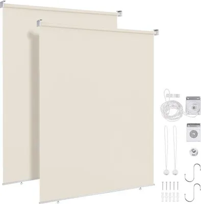 Immagine prodotto di Ombrellone a rullo impermeabile beige 140 x 140 cm