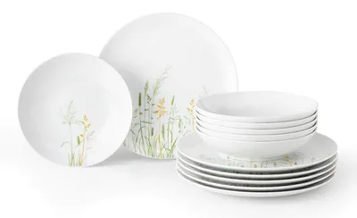 Zdjęcie produktu dla Seltmann Weiden - Komplet obiadowy dla 6 osób Meadow Grasses Green