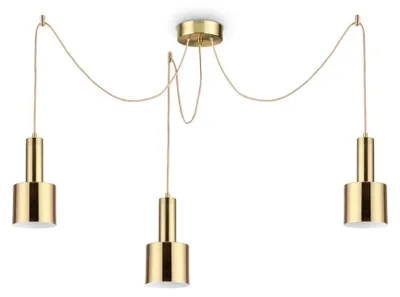 Produktbild von Holly Aufhängung Modern Metall Messing 3 Lichter E27