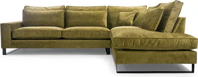 Produktbild von BETTSO Ecksofa Sofa mit Rückenfunktion in L Form Polsterecke Eckgarnitur COLLIN Grün Rechts