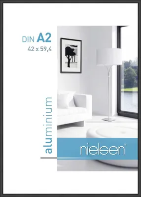 Obrázek produktu pro Hliníkový rám Nielsen Classic 42x59,4 cm černý matný