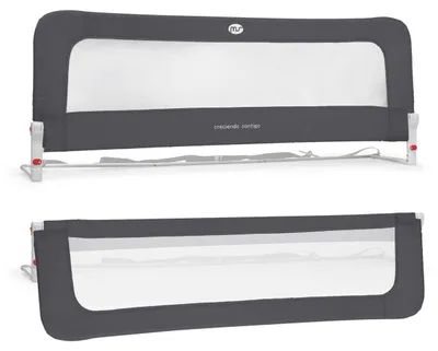 Immagine prodotto di Barriera letto per bambini - 150 cm - Pieghevole - Grigio - Protezione anticaduta