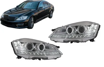 Produktbild von LED-Scheinwerfer für Mercedes S W221 2005-2009 Facelift Look Dynamisch Lichter