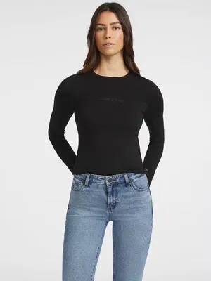 Immagine prodotto di guess jeans t-shirt donna guess jeans w4yi22 j1314 jblk
