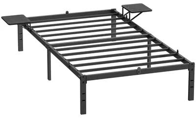 Produktbild von Bettgestell aus Metall | Schwarz | 201x91x41,8 cm