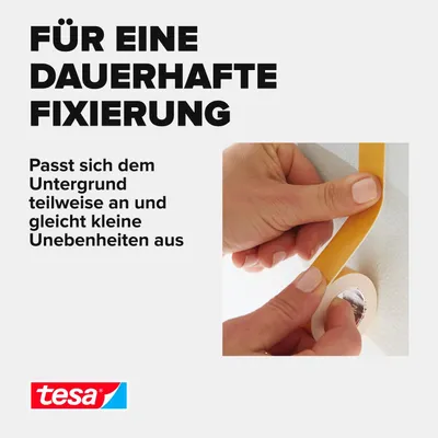 Image de Tesa 55714-00000-04 tesa Powerbond Schmal 2 x 5m x 9mm