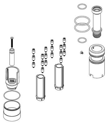 Immagine prodotto di Herzbach MODUL7, estensione da 25 mm, termostato PUSH per 2 circuiti