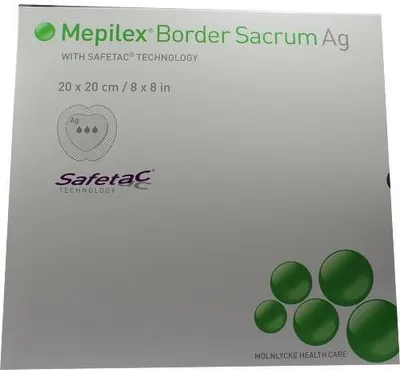 Immagine prodotto di Mepilex Border Sacrum Ag, 5 pezzi VER