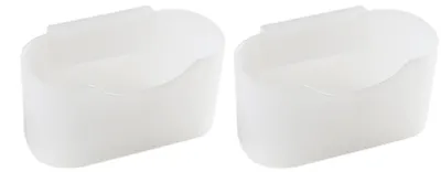 Produktbild von 2 Stück Kühlschrank-Mini-Tür-Organizer, platzsparend, breite Öffnung, beweglicher, verschiebbarer Kühlschrank-Lebensmittelbehälter für Saucenpackung
