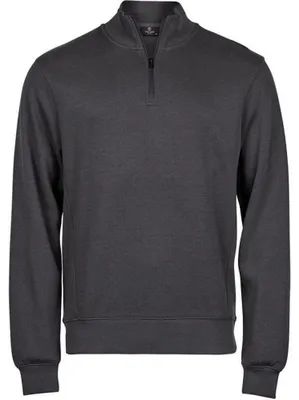 Produktbild von Tee Jays - Sweatshirt gerippt für Herren FK2090 (XL) (Dunkelgrau)
