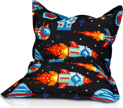 Obrázek produktu pro Ecopuf, sedací vak Pouf, sedací vak Poufsessel Pufsack pro děti, dospělé, fantazie Dg40-nc6, M 100x140cm