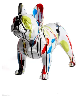 Produktbild von Skulptur einer Bulldogge – Moderne Kunstfigur für die Wohnraumgestaltung
