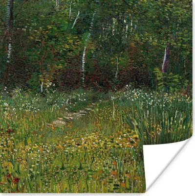 Produktbild von MuchoWow® Poster Asnières - Vincent van Gogh 50x50 cm - Wohnzimmerdekoration