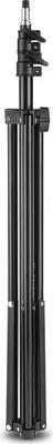 Produktbild von Instarter LampPod 200 Lampenstativ 68-200 cm für LED Panels, Leuchten & Studioblitze, Lichtstativ belastbar bis 3,5 kg, Blitzstativ mit 5/8“ Spigot Anschluss & 1/4“ Gewinde