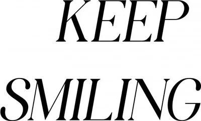 Immagine prodotto di Poster 61x91,5 cm con scritte Citazione moderna Keep Smiling