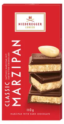 Produktbild von Niederegger Marzipan Tafel Classic Zartbitter Schokolade 110g