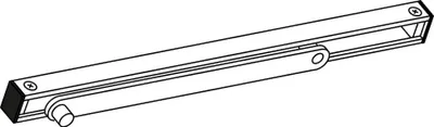 Image de GEZE Glissière TS 3000/5000,couleur argent anod.