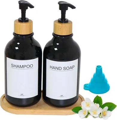 Obrázok produktu pre Sada dávkovačov mydla 500 ml z plastu do kúpeľne a kuchyne