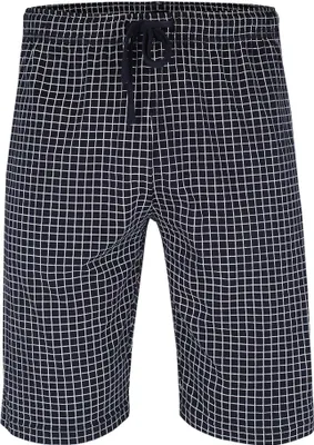 Produktbild von CECEBA Herren Schlafhose - Bermuda, Pyjamahose, Baumwolle, kurz Blau/Kariert 10XL