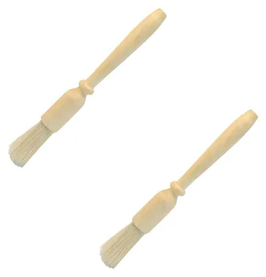 Image de Set de 2 ustensiles de pâtisserie pinceau en poil de porc Fackelmann Boisselerie