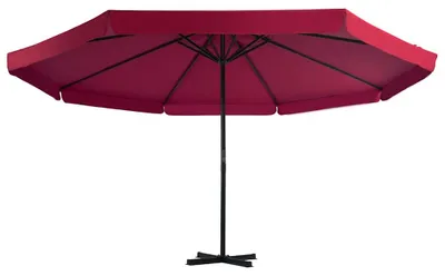 Produktbild von vidaXL Sonnenschirm mit Tragbarem Sonnenschirmständer Rot