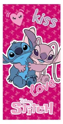 Obrázok produktu pre Plážová osuška Lilo & Stitch Kiss Love 70 x 140