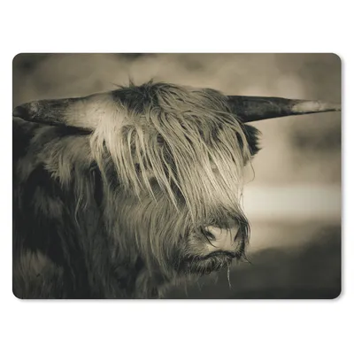 Produktbild von MuchoWow® Mauspad Mousepad Schottischer Highlander - Tiere - Haare 23x19 cm - Mousepads - Maus Mat - Pad - Mausunterlage - Schreibtischunterlage - Mauspad