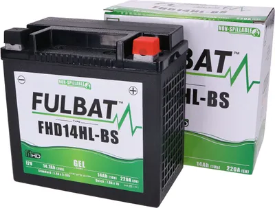 Obrázek produktu pro FULBAT FUL GEL baterie - FHD14HL-BS (H.D.) / YHD14HL-BS (gelová, bezúdržbová)