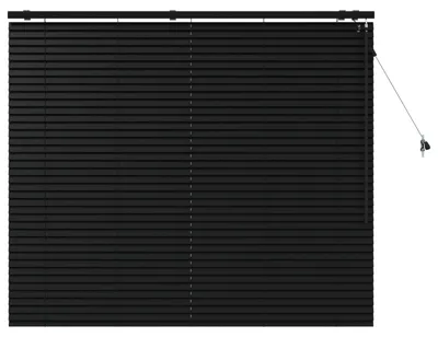 Immagine prodotto di vidaXL, persiana oscurante, nera, 160 x 130 cm, 35 mm, legno di paulownia massello