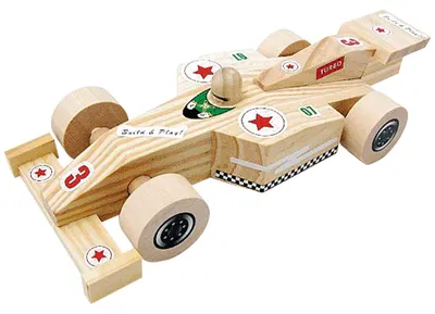 Produktbild von Holz Rennauto Bausatz ab 7 Jahren
