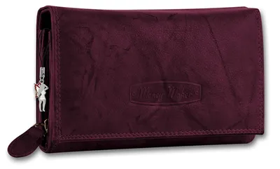Produktbild von Money Maker Echtleder Damen Kellnerbörse bordeaux RFID Schutz OPJ704D