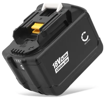Image de CELLONIC 1x Batterie pour Outil Compatible avec Makita DMR115, DHR243, DDF484, BL1850B - (6000mAh, 18V)