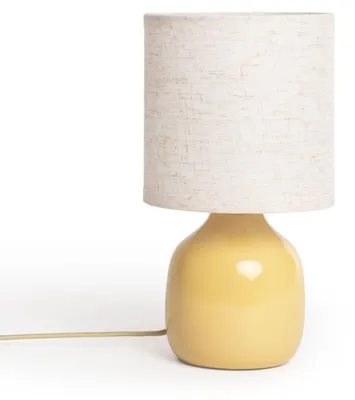 Produktbild von Tischlampe Keramik Cleo S Gelb