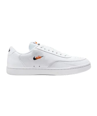 Produktbild von Nike Court Vintage Premium Herren Schuhe, WHITE/BLACK-TOTAL ORANGE, Größe 40.5, Leder, atmungsaktiv, Gummisohle, Freizeit