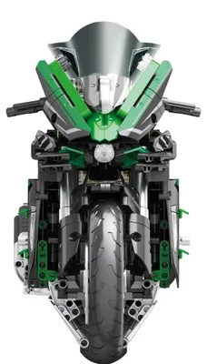 Immagine prodotto di Reobrix 570 Moto Kawasaki 2.088 pezzi Mattoncini da costruzione Modello Tecnica Mattoncini da costruzione