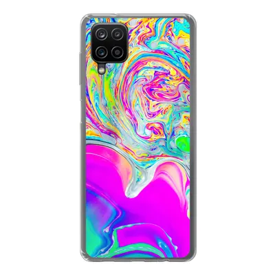 Produktbild von MuchoWow® Handyhülle Schutzhülle Hülle für Samsung Galaxy A12 Kunst - Farben - Psychedelisch Silikon Softcase Handy Hülle - Bild