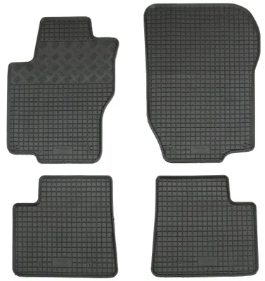Gummifußmatten Set 4-teilig für Mercedes ML-Klasse W164 + GL (2005-), schwarz