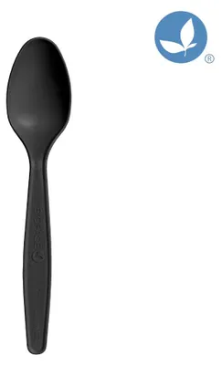 Produktbild von Avocadokernlöffel schwarz 16,3 cm 200 Stück.